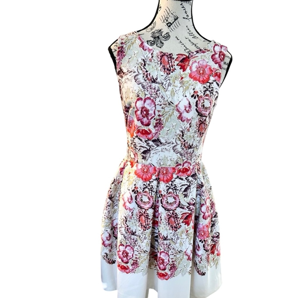 Just Taylor floral A line dress